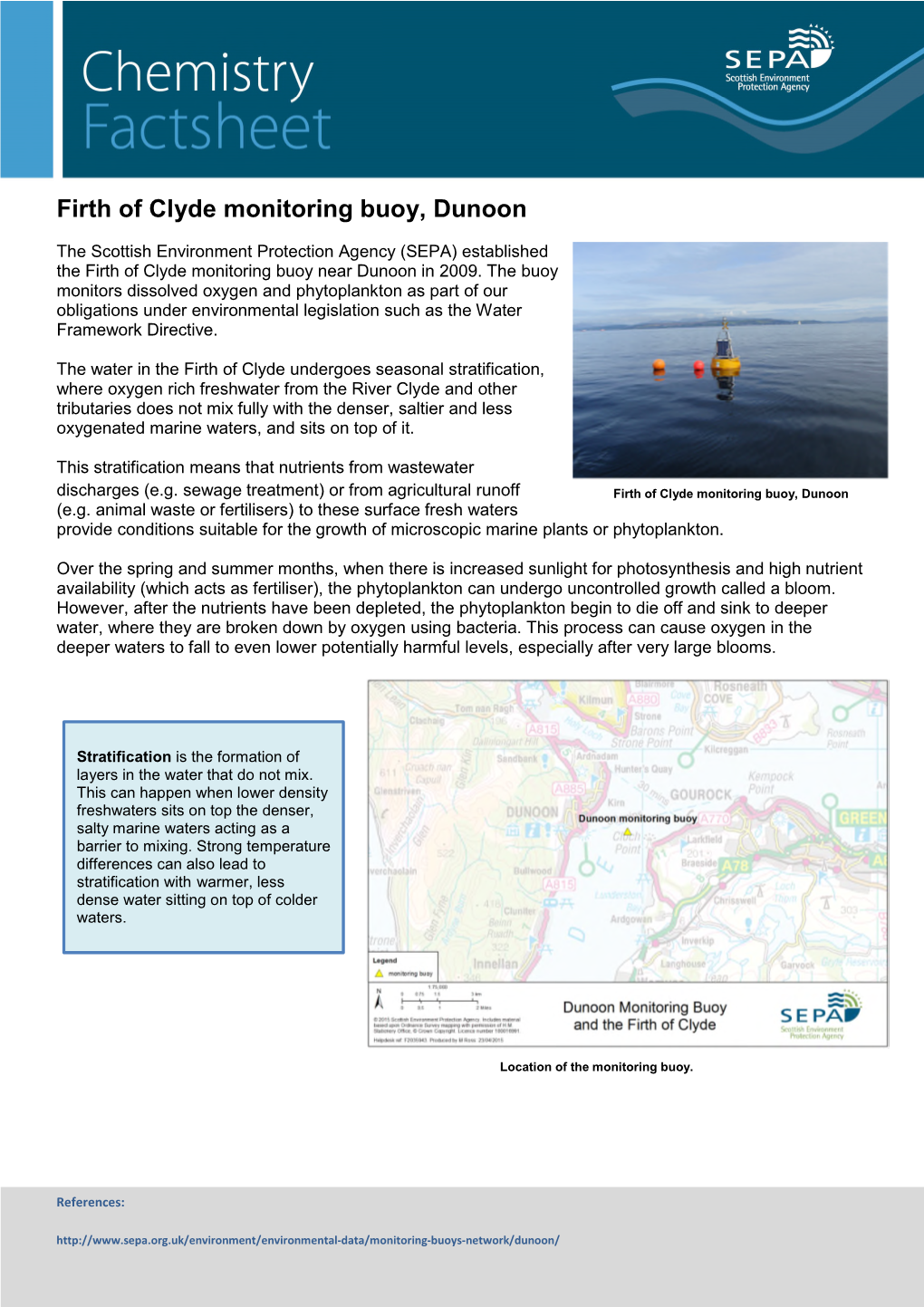 Firth of Clyde Monitoring Buoy Factsheet