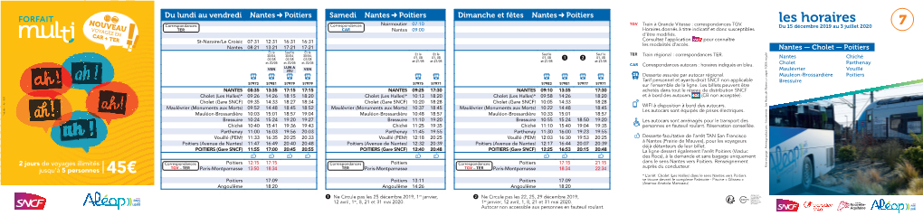 Les Horaires Correspondances Correspondances Noirmoutier 07:10 TGV Train À Grande Vitesse : Correspondances TGV