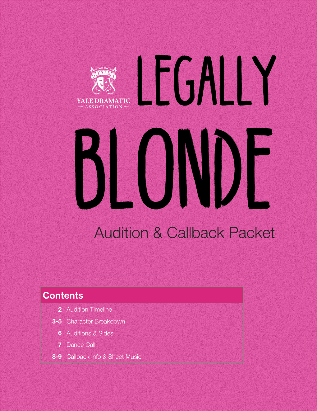 Legally Blonde Packet