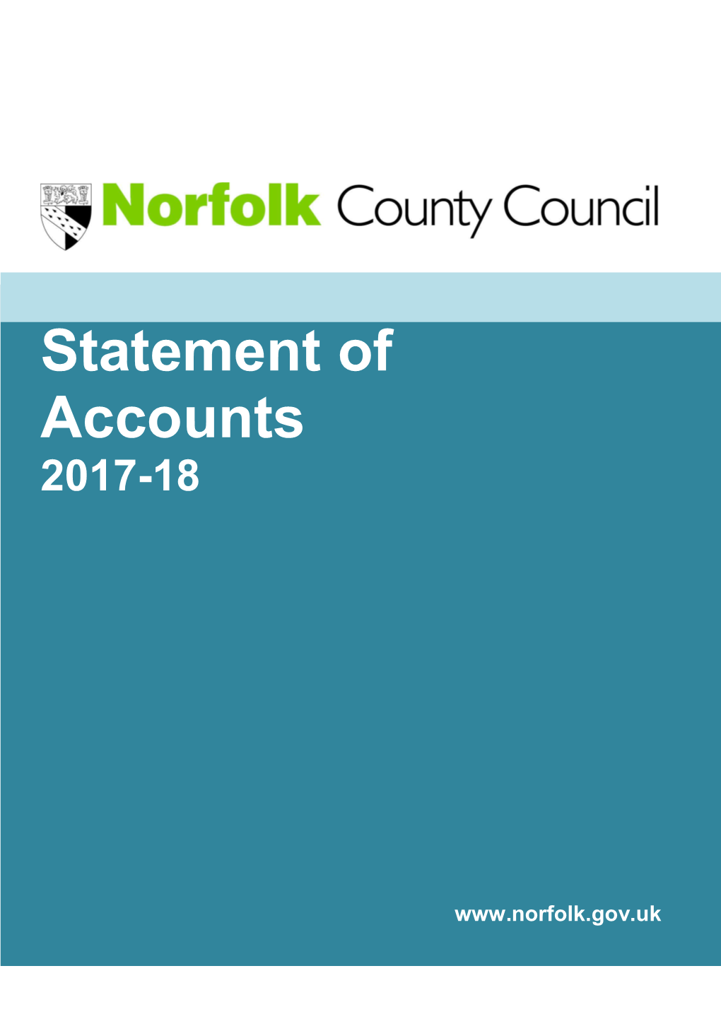 Statement of Accounts 2017-18