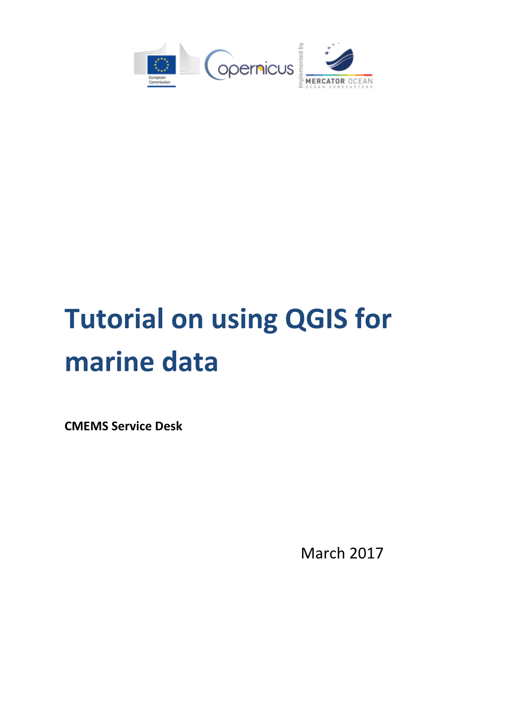 Tutorial on Using QGIS for Marine Data