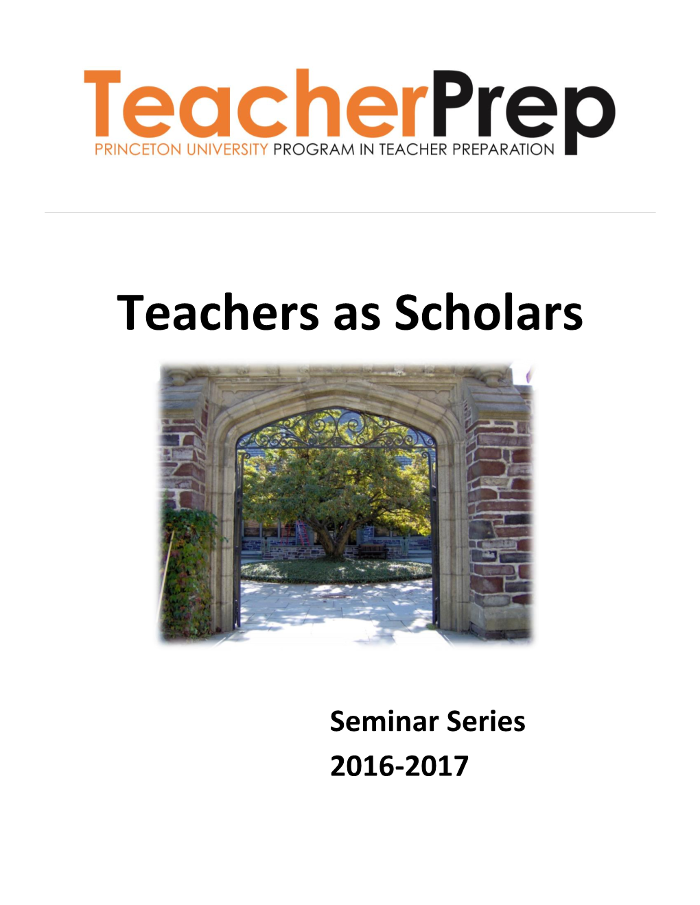 Teachers As Scholars