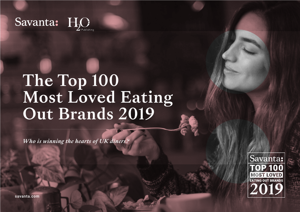 The Top 100 Most Loved Eating out Brands 2019