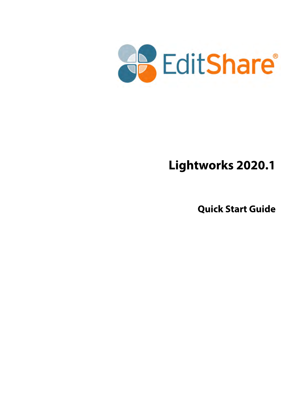 Lightworks V2020.1 Quick Start Guide