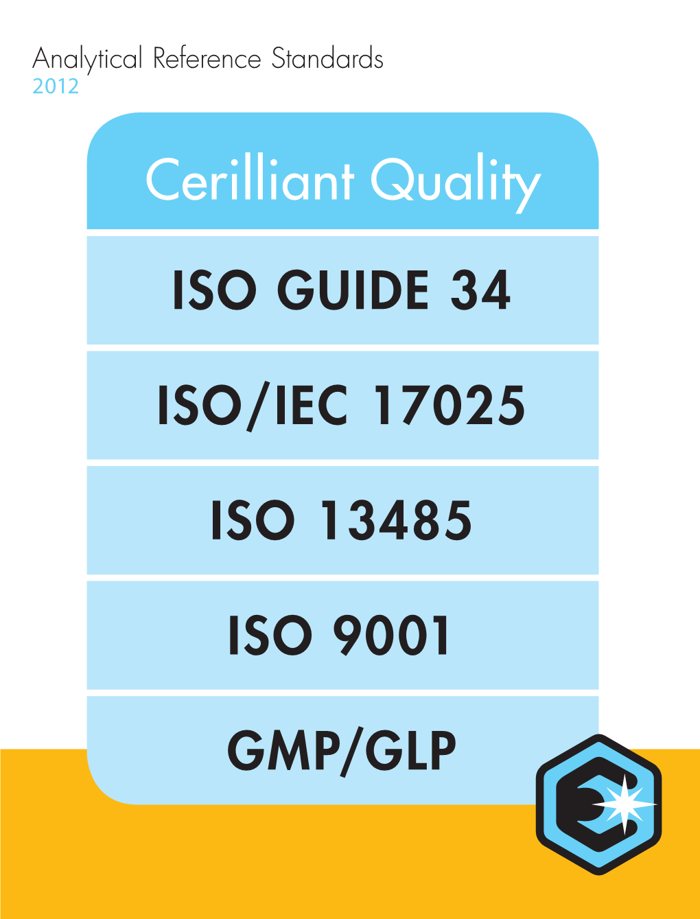 Analytical Reference Standards 2012 800/654-1458 | 512/238-9129 | | 512/238-9129