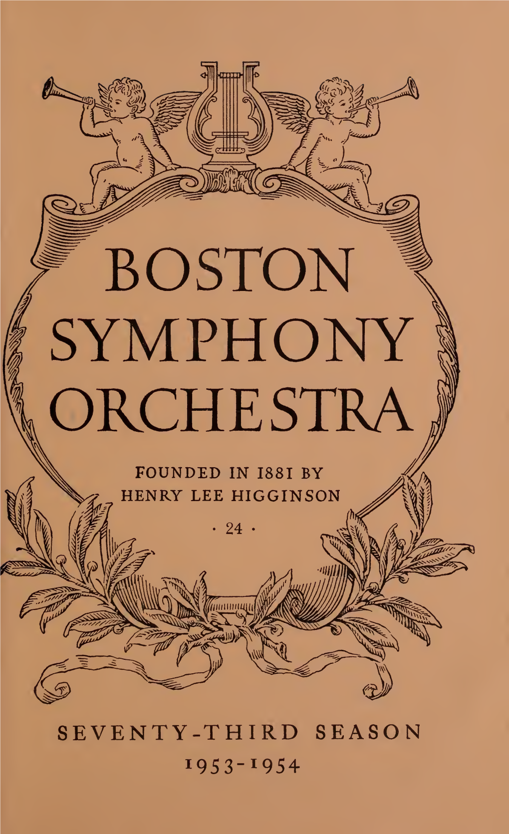 Boston Symphony Orchestra Concert Programs, Season 73, 1953-1954