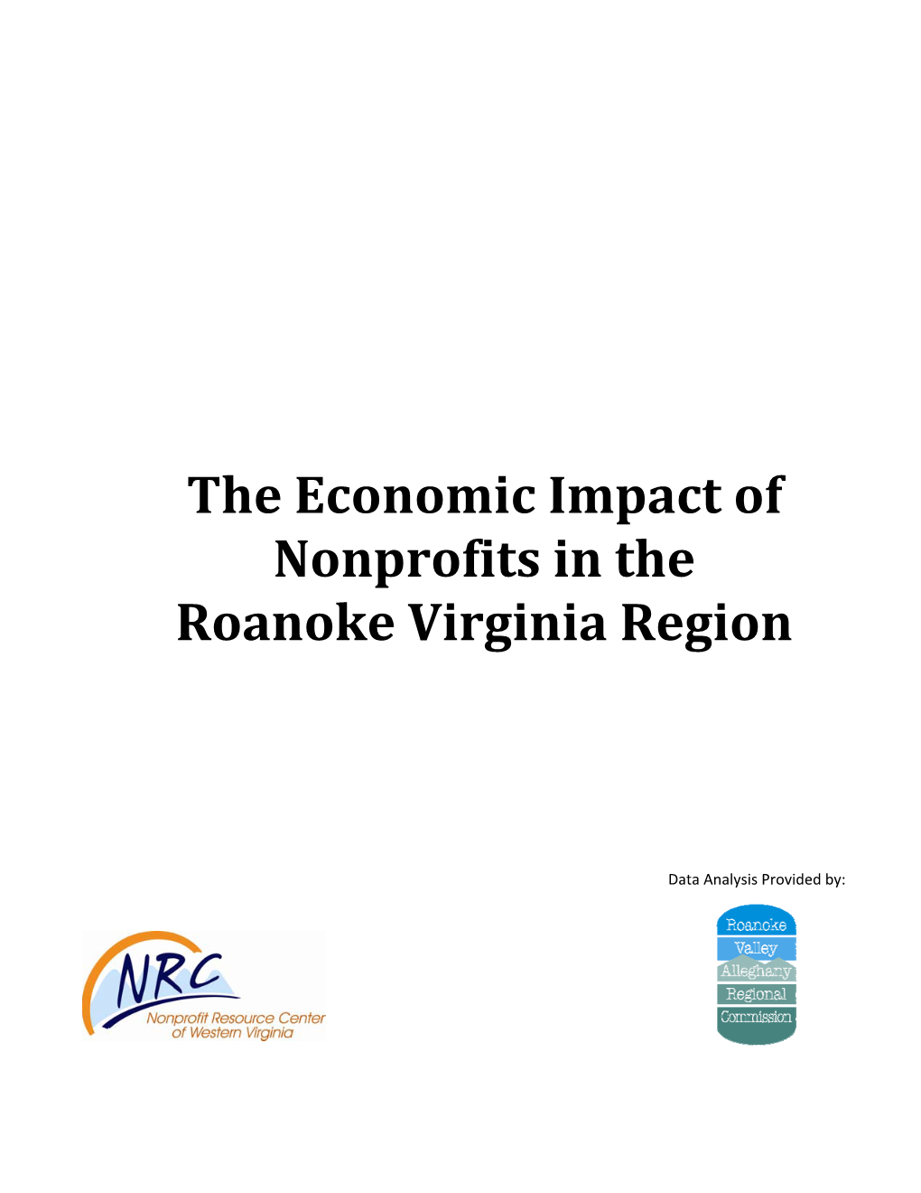 The Economic Impact of Nonprofits in the Roanoke Virginia Region
