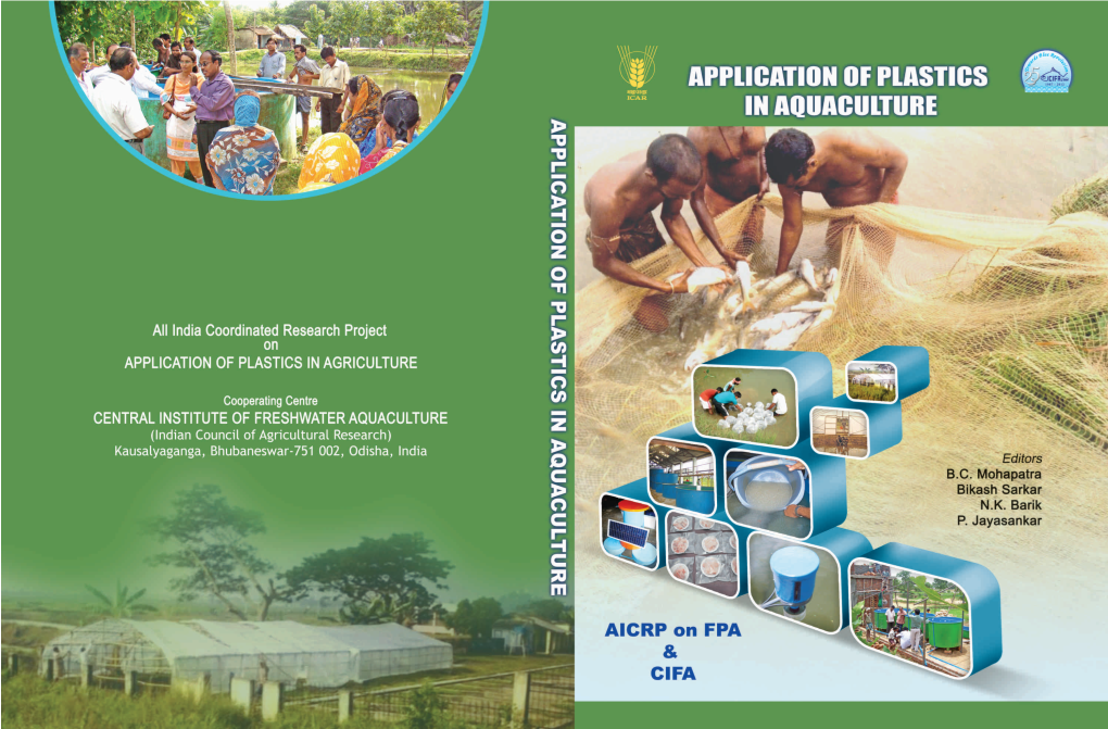 Application of Plastics in Aquaculture