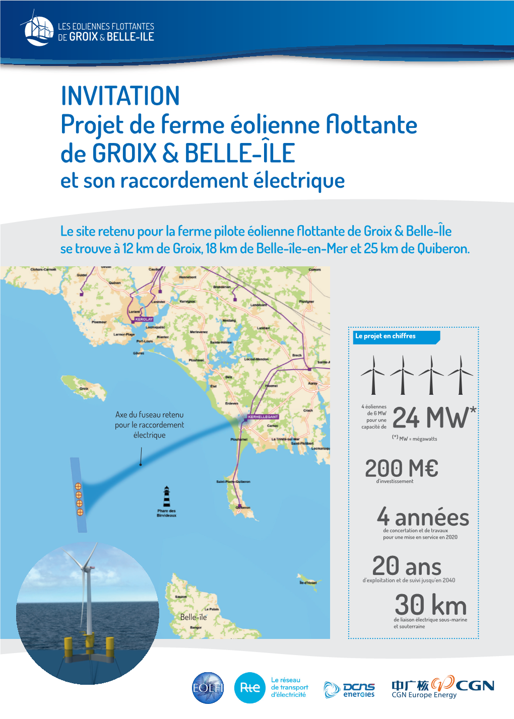 Projet De Ferme Éolienne Flottante De GROIX & BELLE-ÎLE