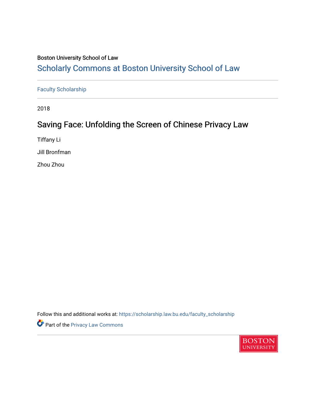 Unfolding the Screen of Chinese Privacy Law