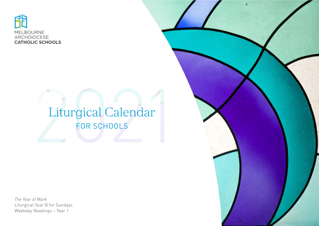 2021 Liturgical Calendar