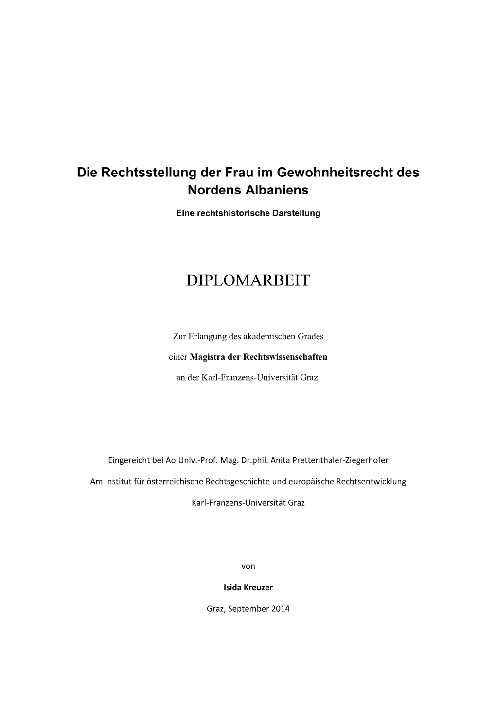 Diplomarbeit