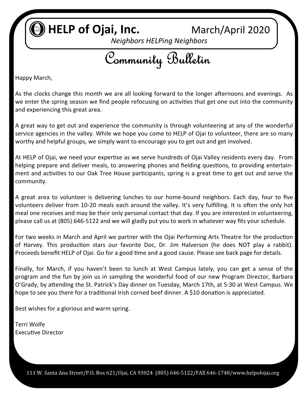 Community Bulletin