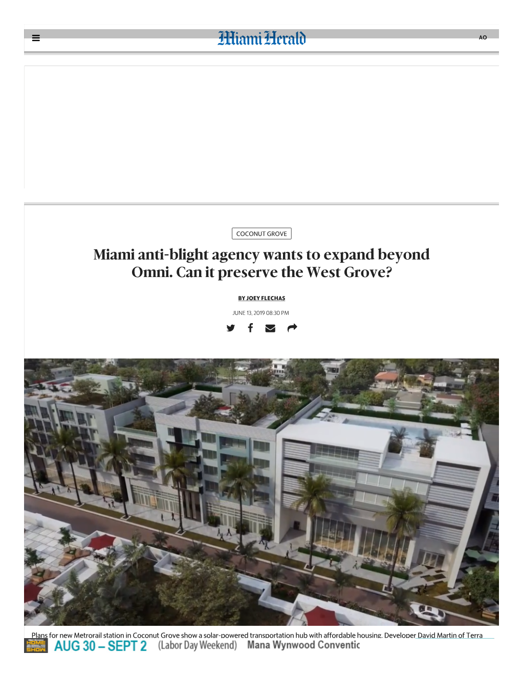 Miami Moves to Add West Coconut Grove to Omni Tax District