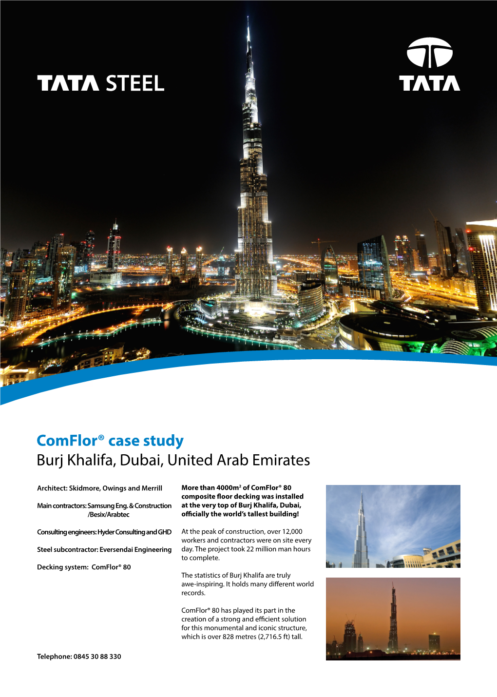 Comflor® Case Study Burj Khalifa, Dubai, United Arab Emirates