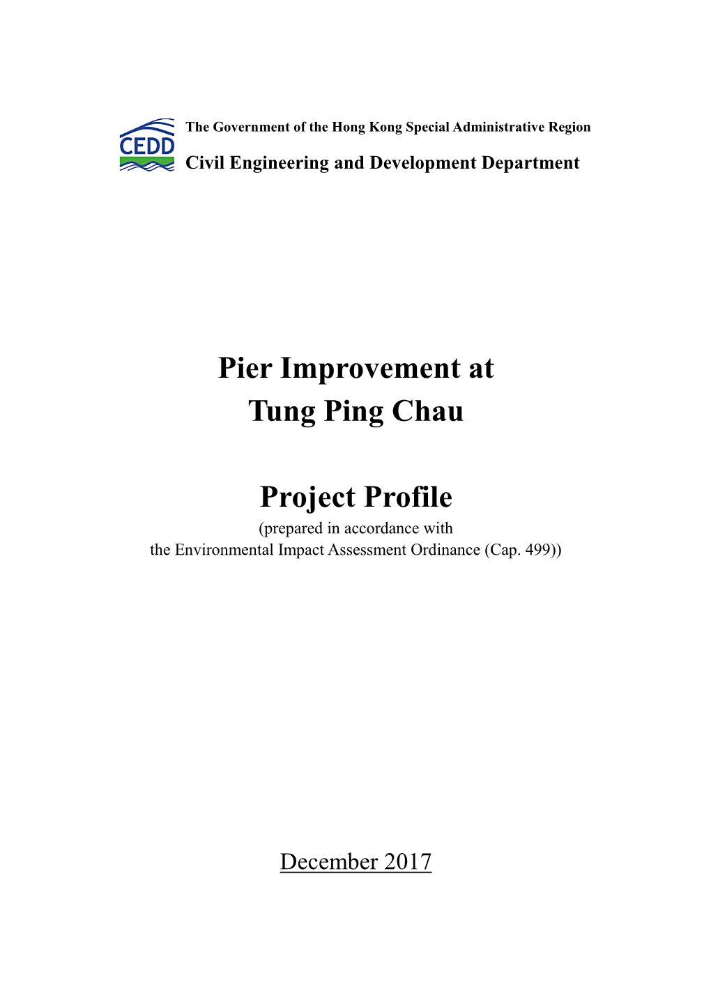 Pier Improvement at Tung Ping Chau Project Profile