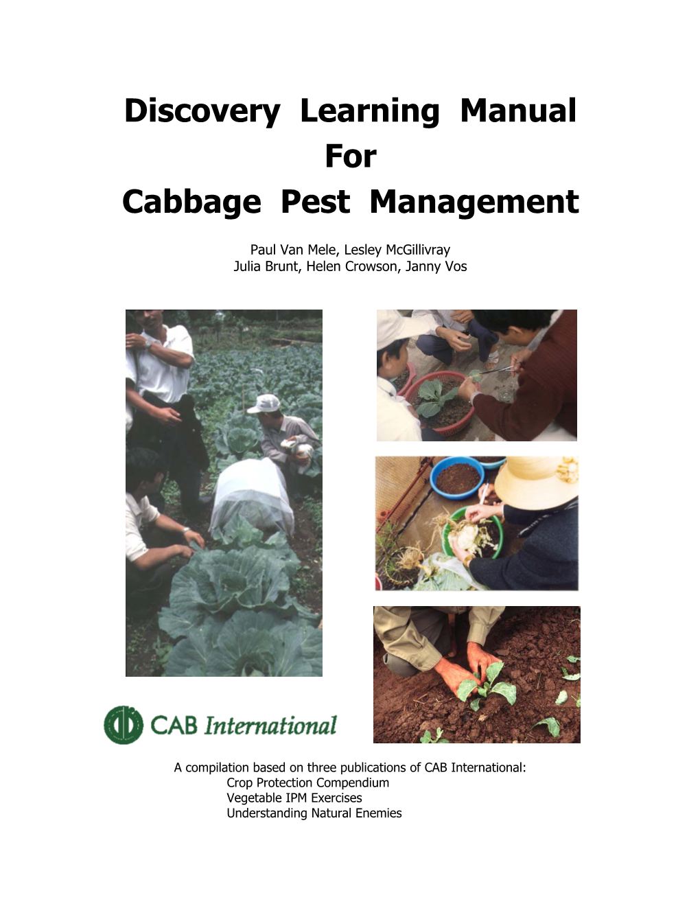 Discovery Learning Manual for Cabbage Pest Management