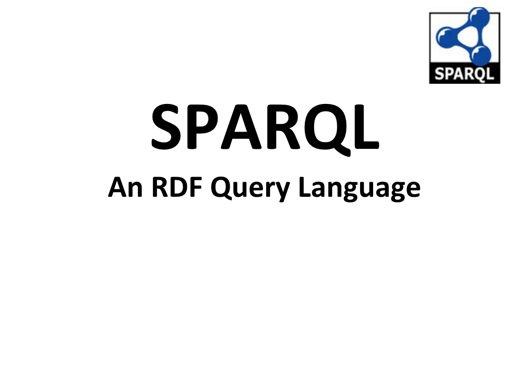 An RDF Query Language