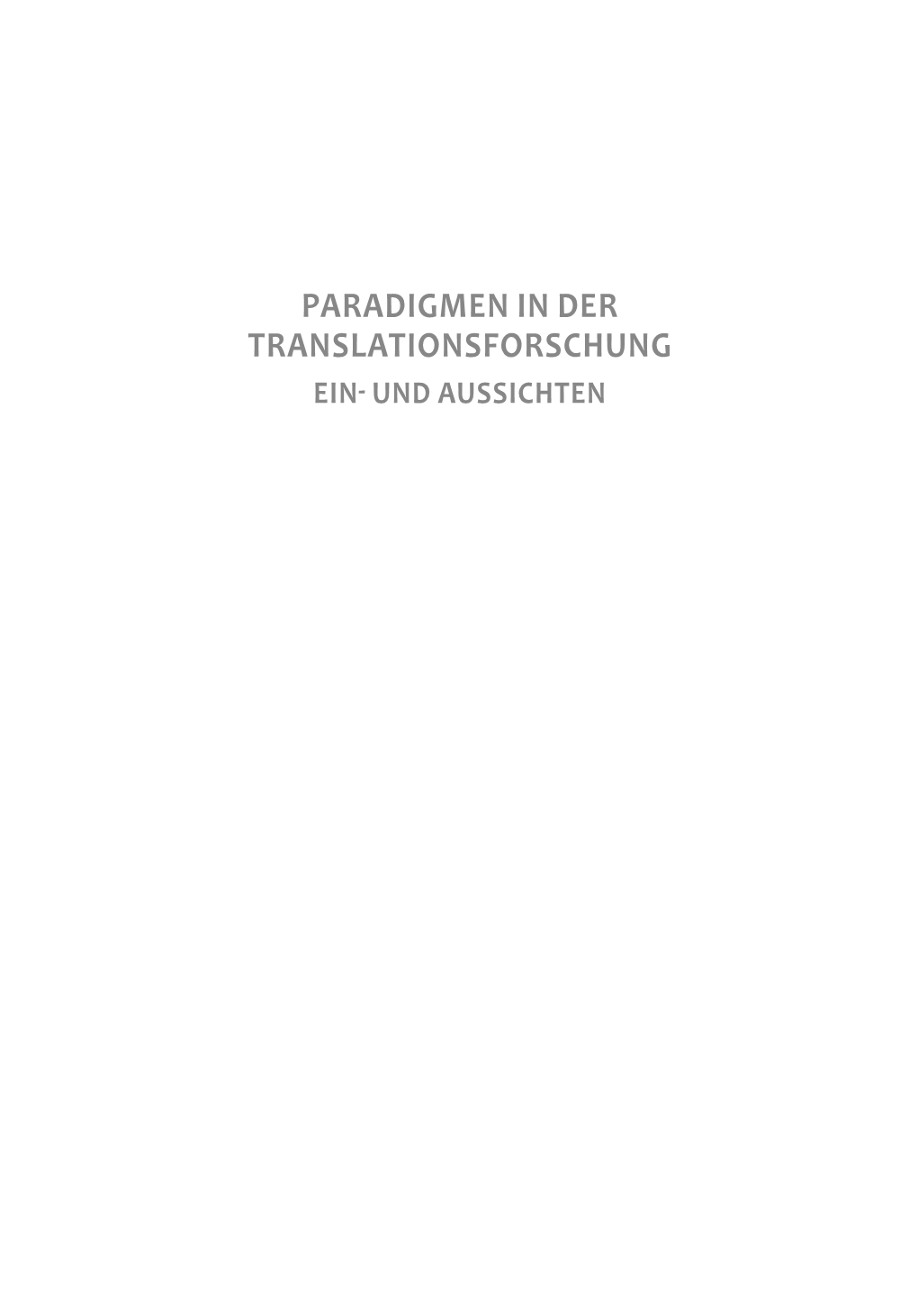 Übersetzen, (Un)Treue Und Geschlechterrollen in Einer Kurzgeschichte Von Moacyr Scliar