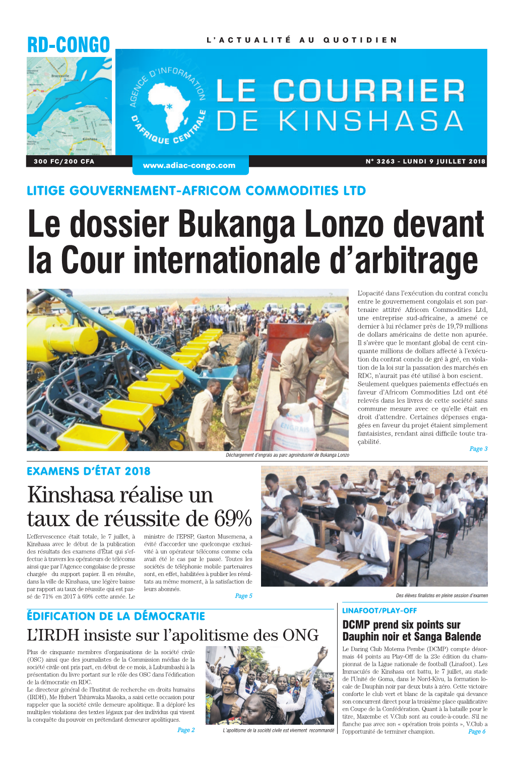 Le Dossier Bukanga Lonzo Devant La Cour Internationale D'arbitrage