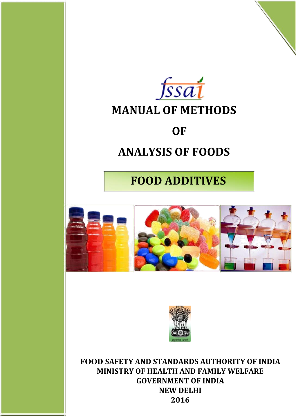 5. Manual on Food Additives