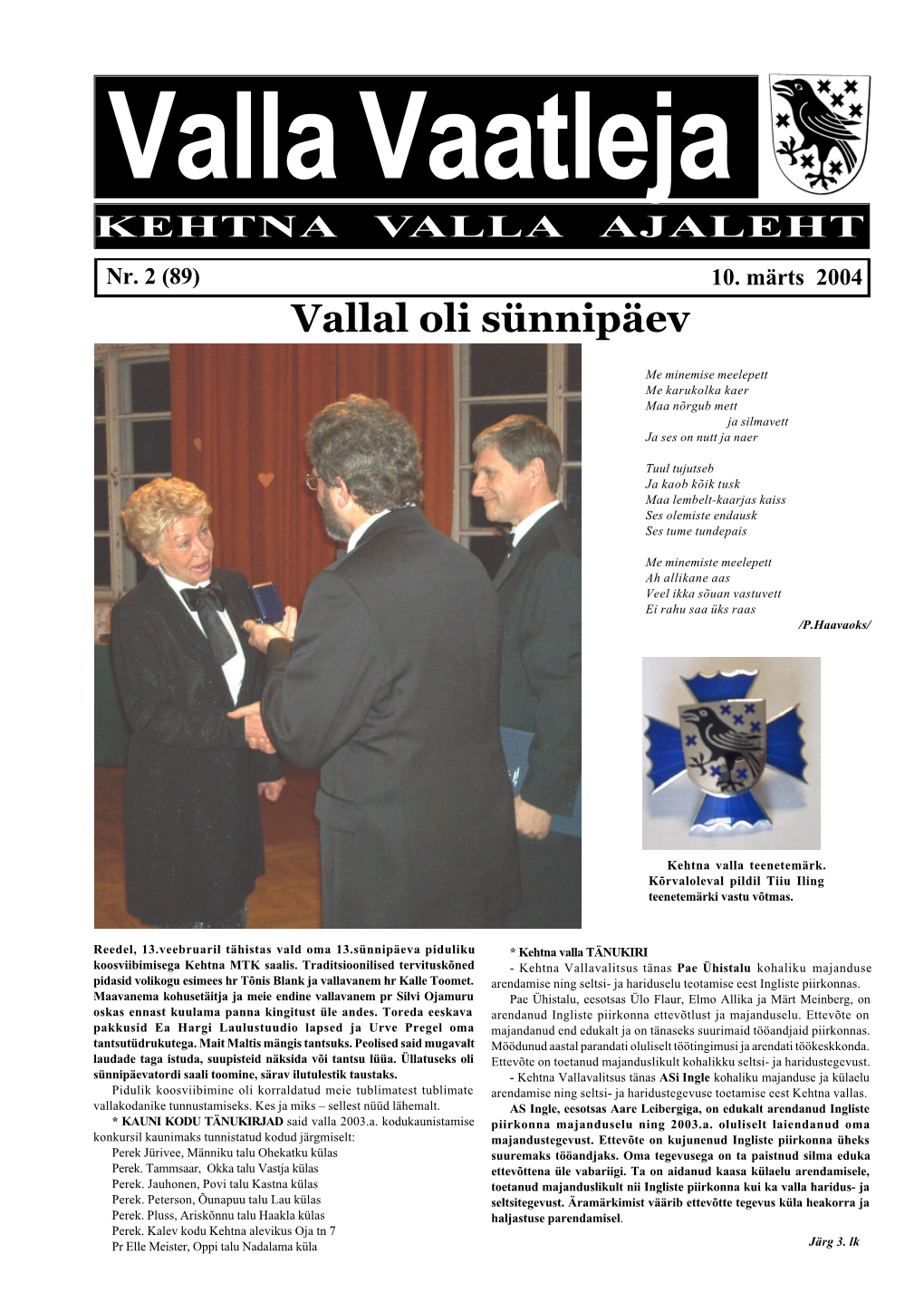 Valla Vaatleja Nr 89 Märts 2004.Pdf