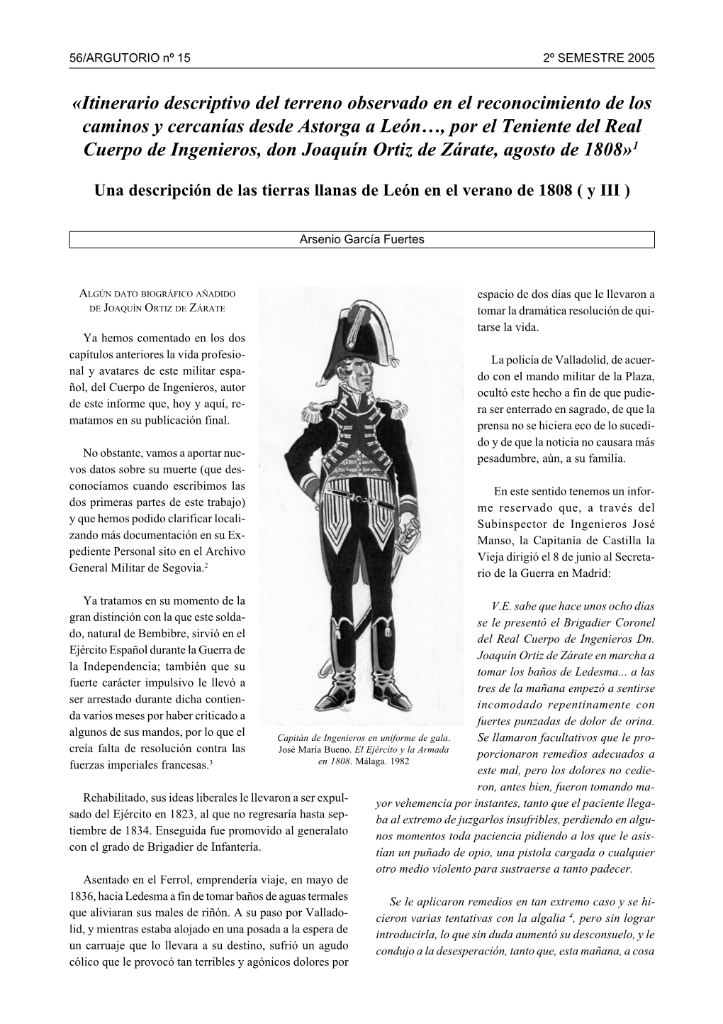 Itinerario Descriptivo Del Terreno Observado En El Reconocimiento De Los Caminos Y Cercanías Desde Astorga a León…