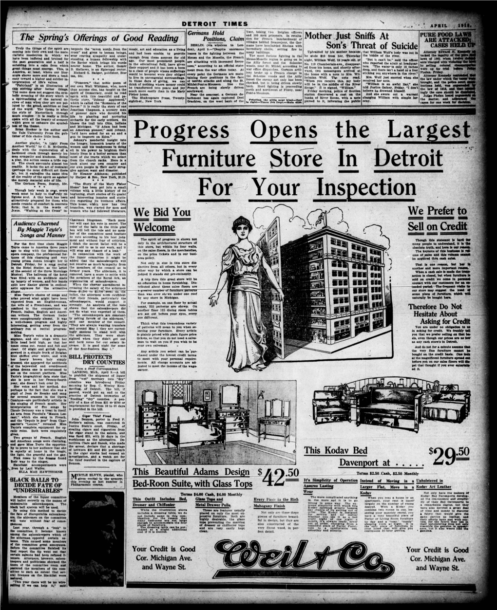 Furniture Store in Detroit
