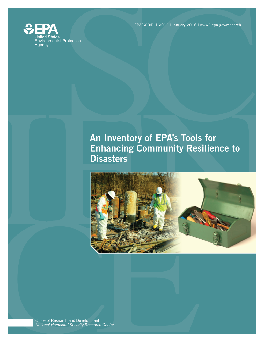 An Inventory of EPA's Tools for Enhancing Community Resilience