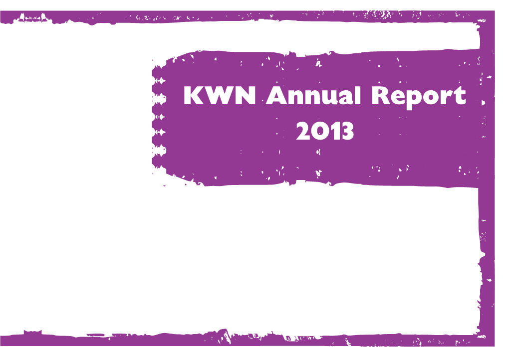 KWN Annual Report 2013