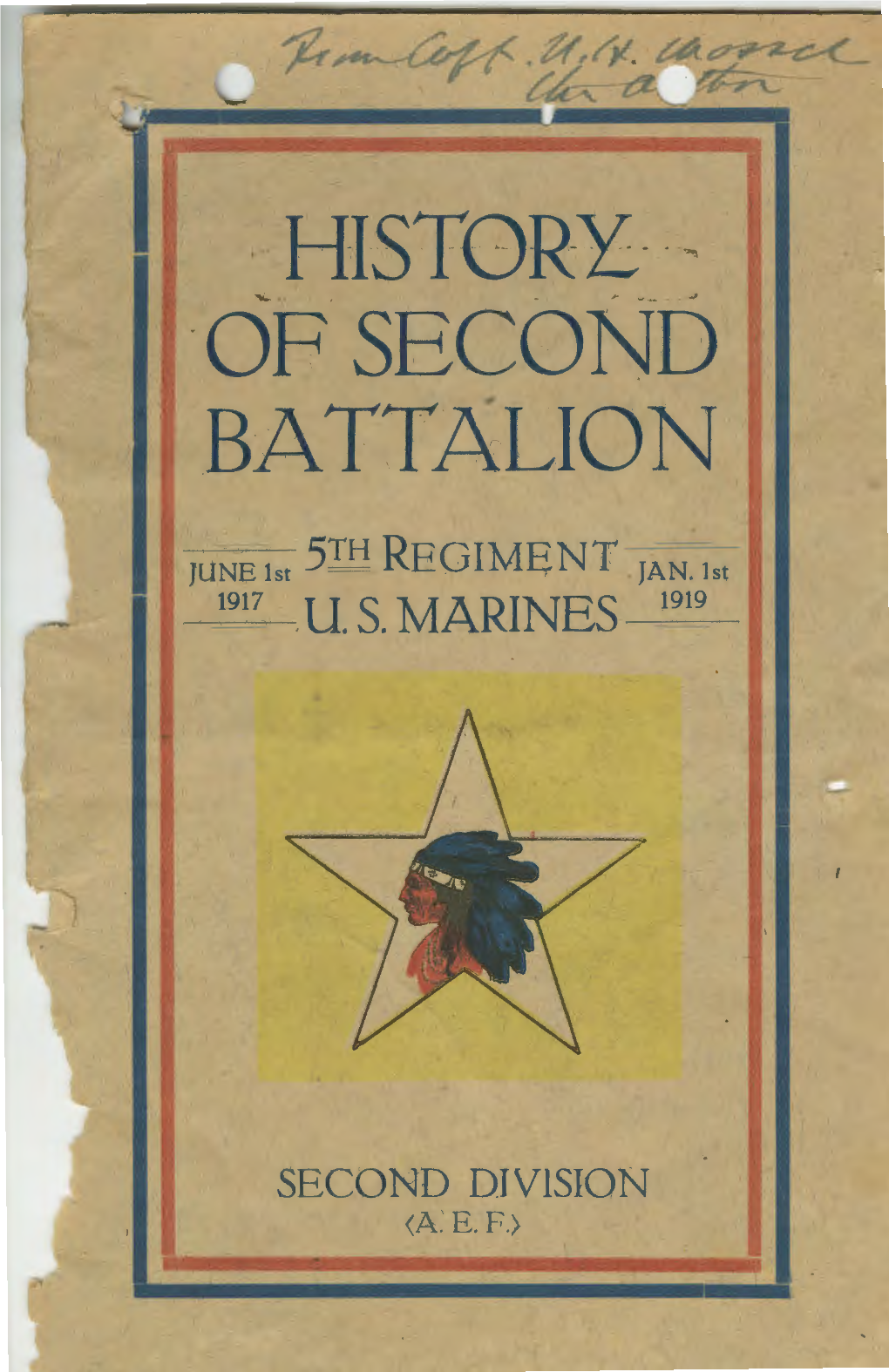Of Second Battalion 5Th Regiment U.S