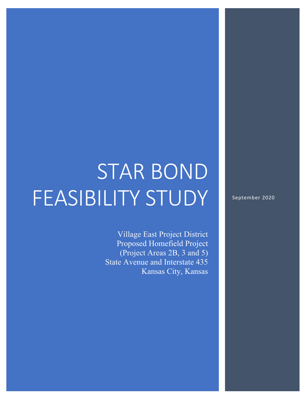 STAR BOND FEASIBILITY STUDY September 2020