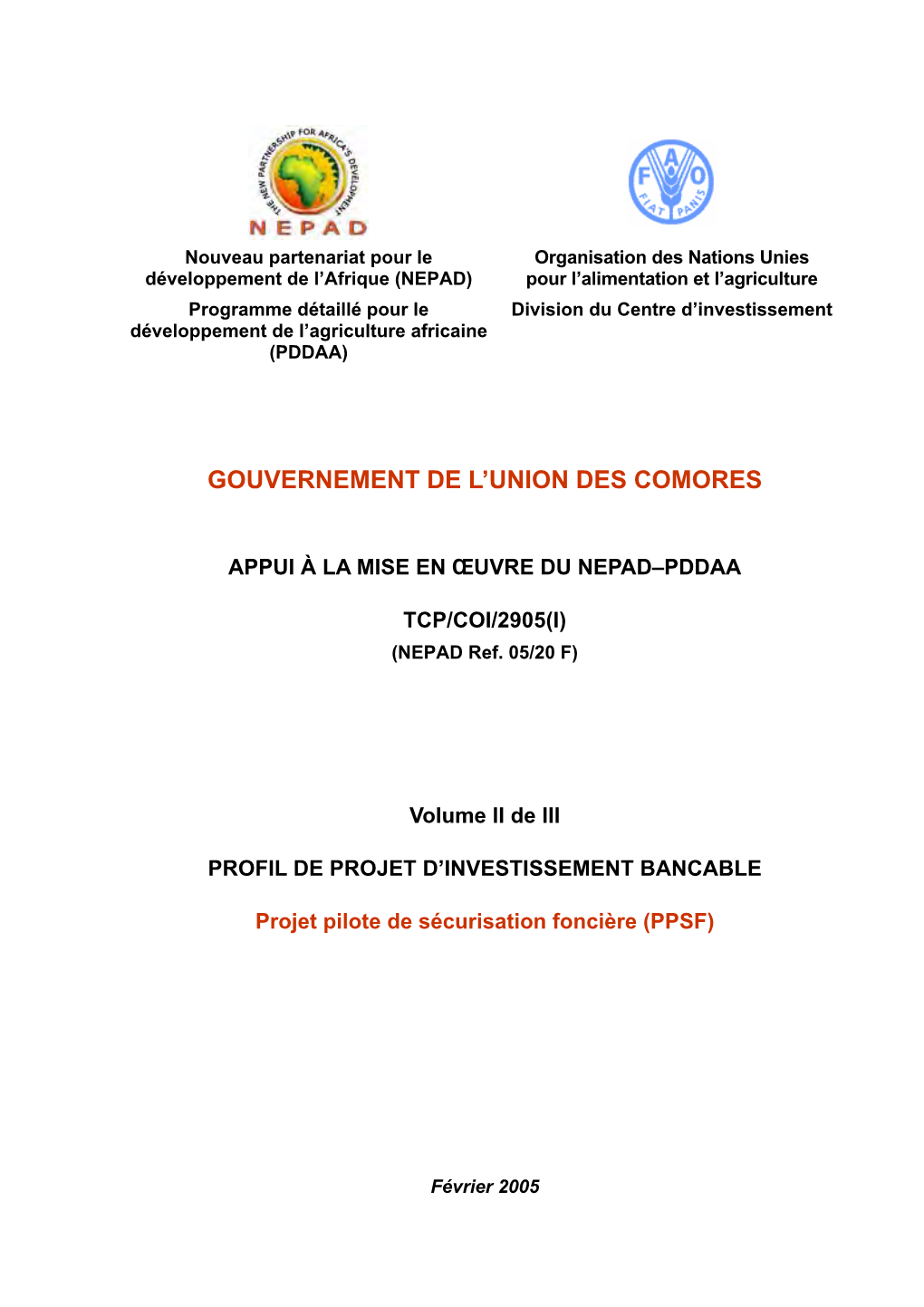 Gouvernement De L'union Des Comores