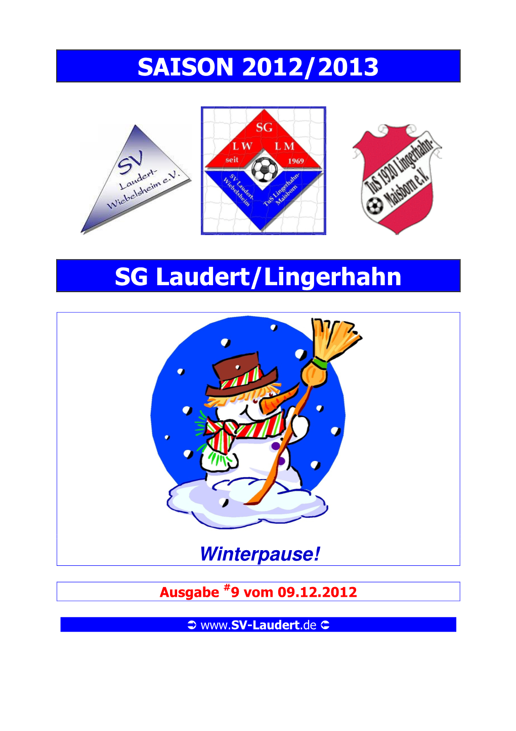 SAISON 2012/2013 SG Laudert/Lingerhahn