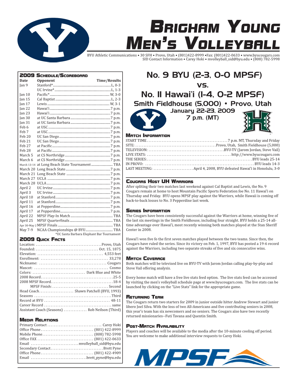 Brigham Young Men's Volleyball