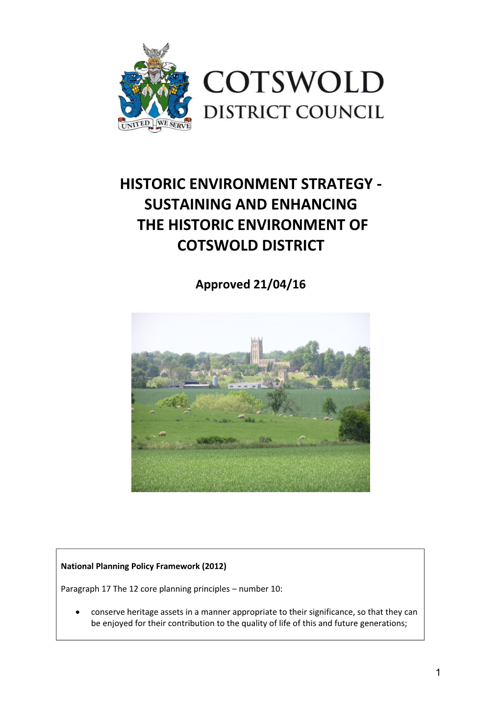 5201 Historic Environment Strategy Apr 2016