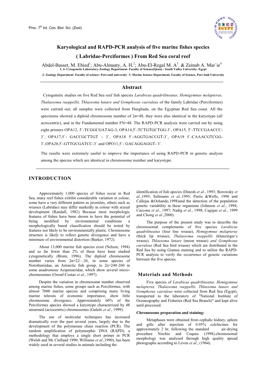 The Format of the Journal of the International