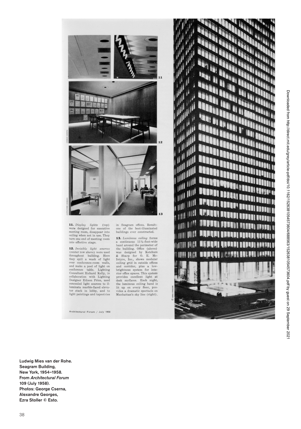 Stimmung at Seagram: Philip Johnson Counters Mies Van Der Rohe