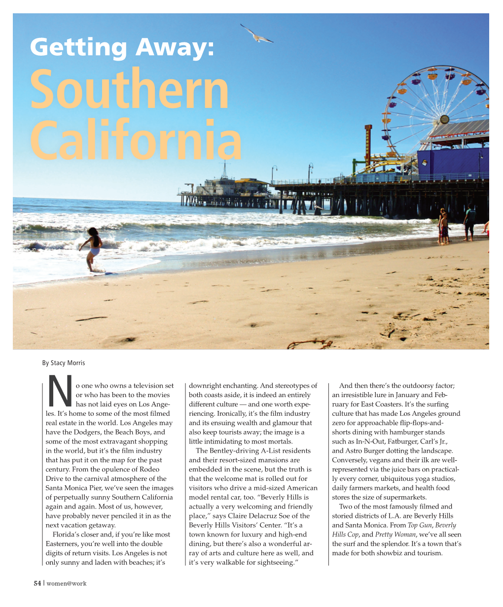 Getting Away: Southern California