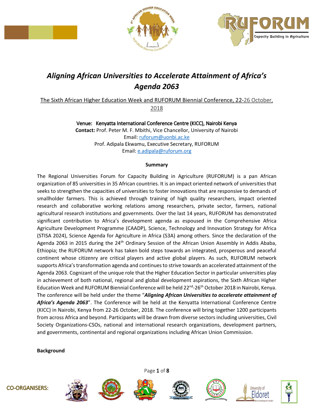 Aligning African Universities to Accelerate Attainment of Africa's