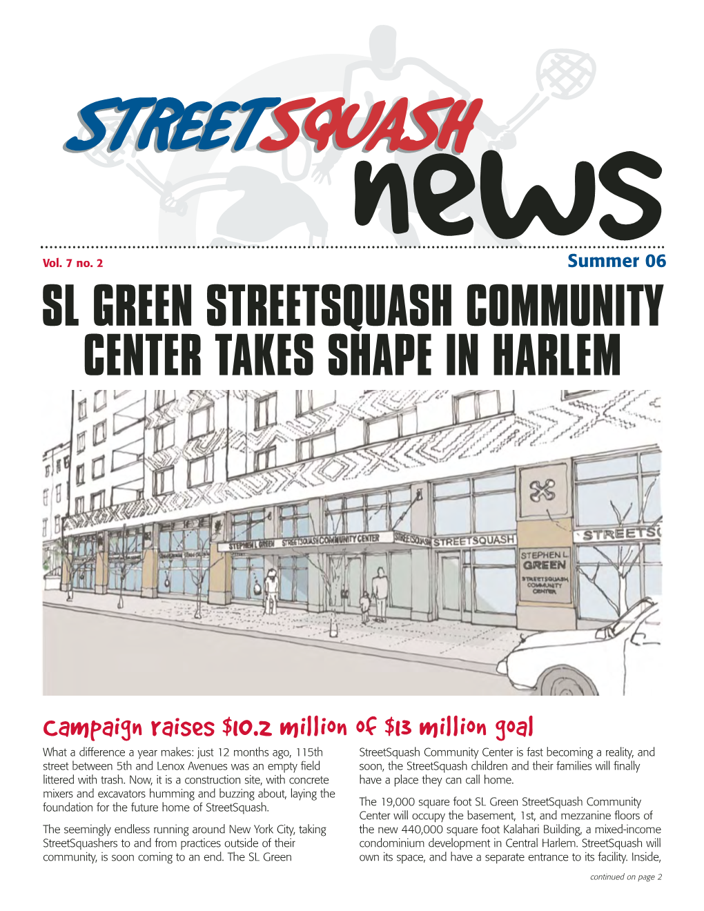 Sl Green Streetsquash Community Center Takes Shape in Harlem