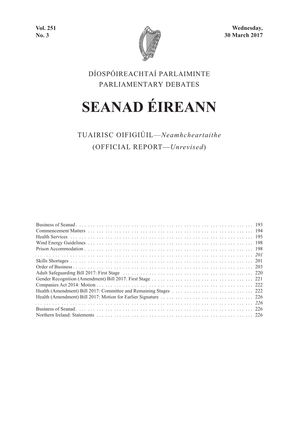 Seanad Éireann