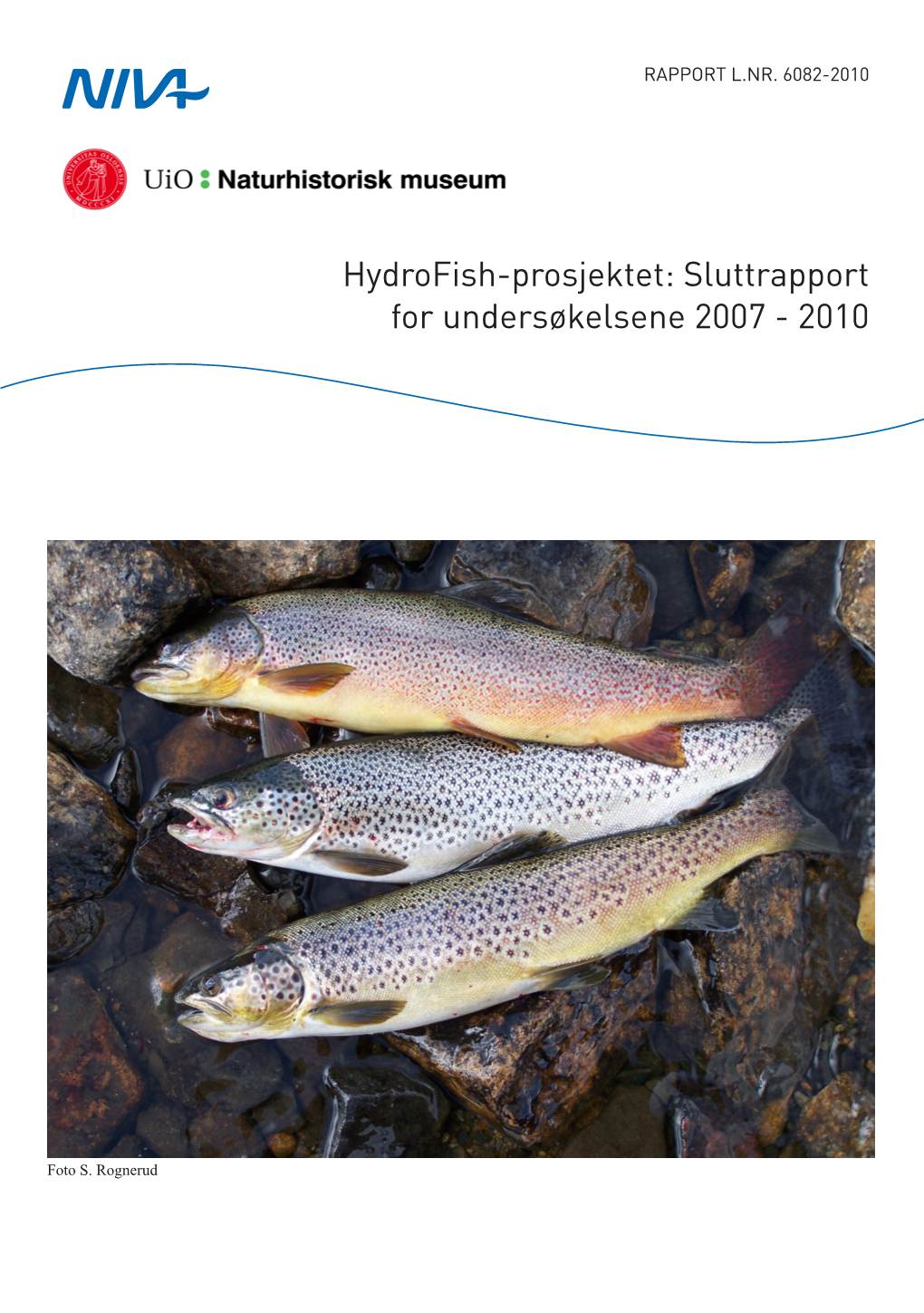 Hydrofish-Prosjektet: Sluttrapport for Undersøkelsene 2007 - 2010