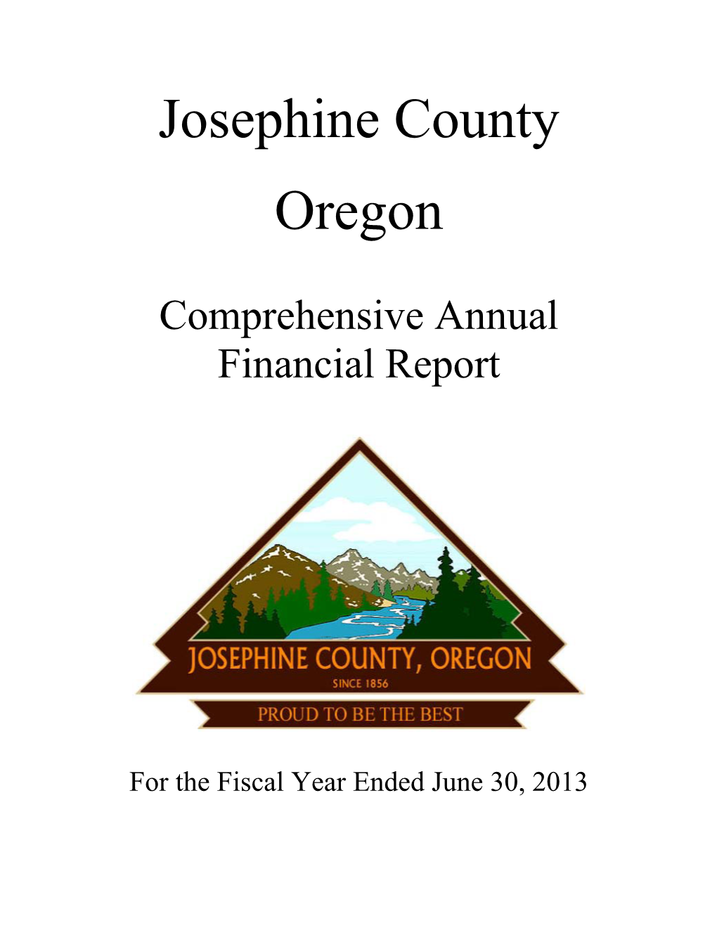 Comprehensive Annual Financial Report