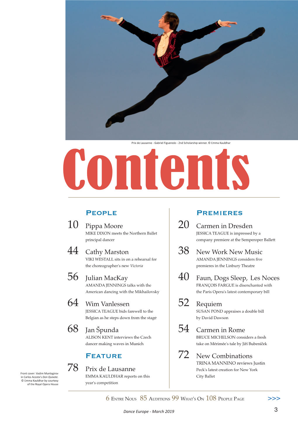 View Table of Contents