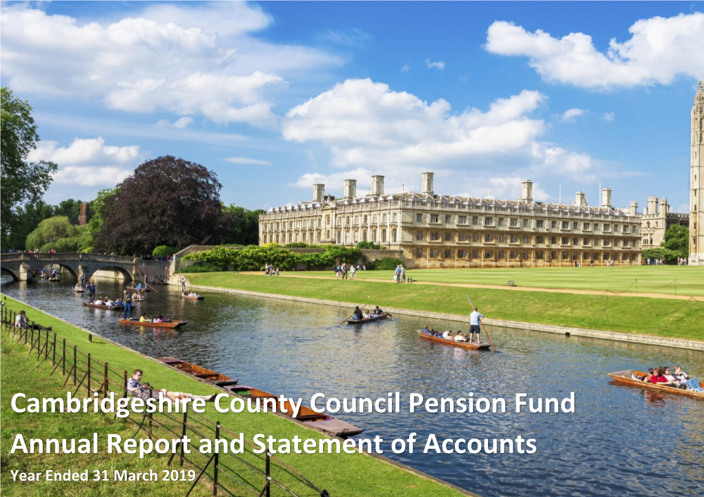 Cambridgeshire County Council Pension Fund Annual Report and Statement of Accounts