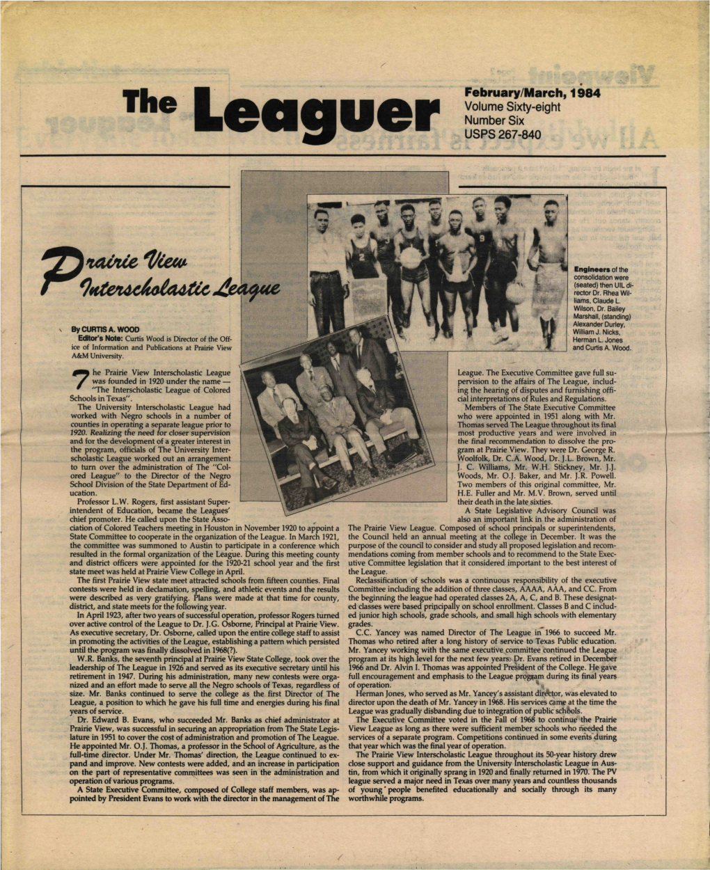 The Leaguer, February/March 1984