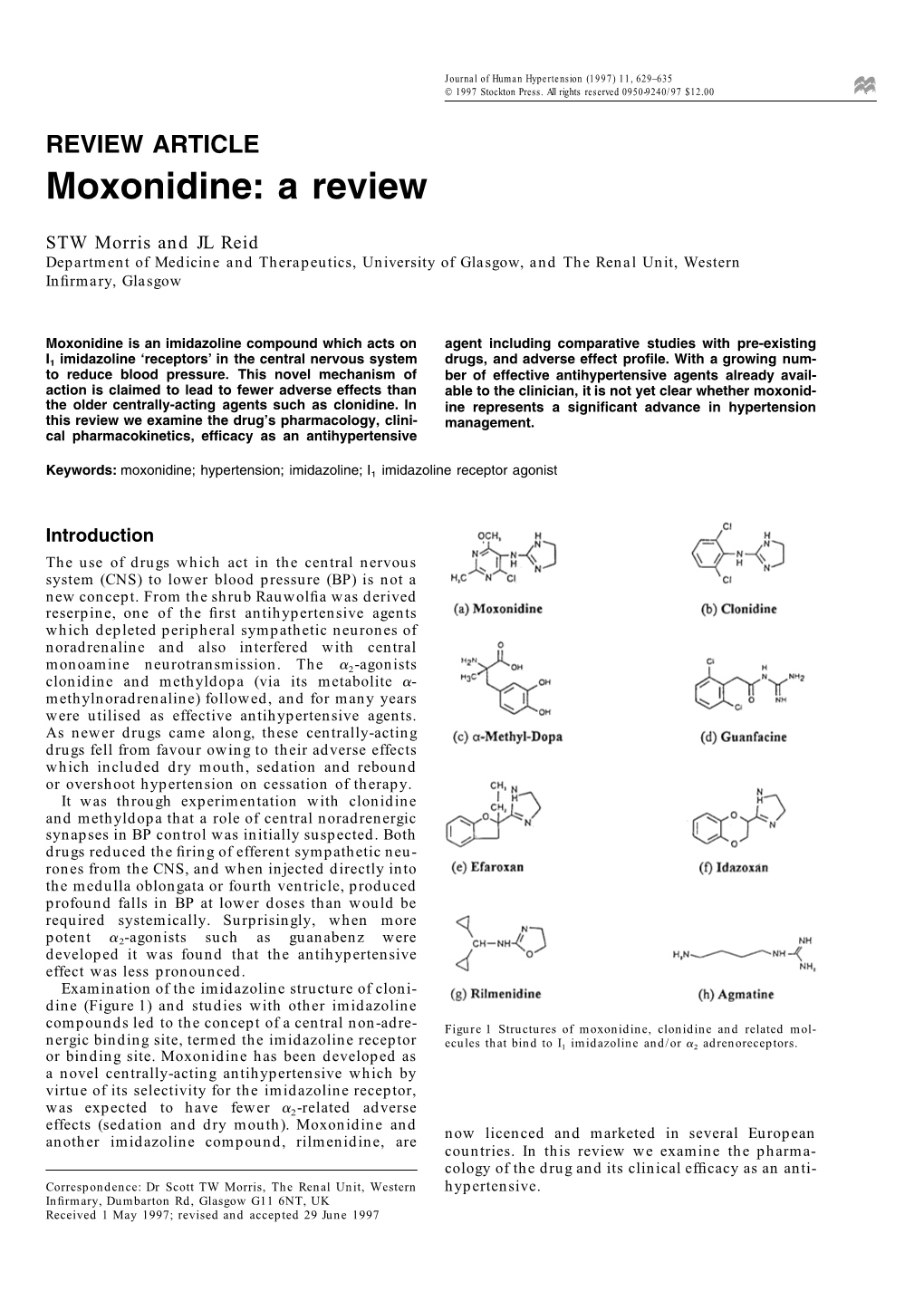 Moxonidine: a Review