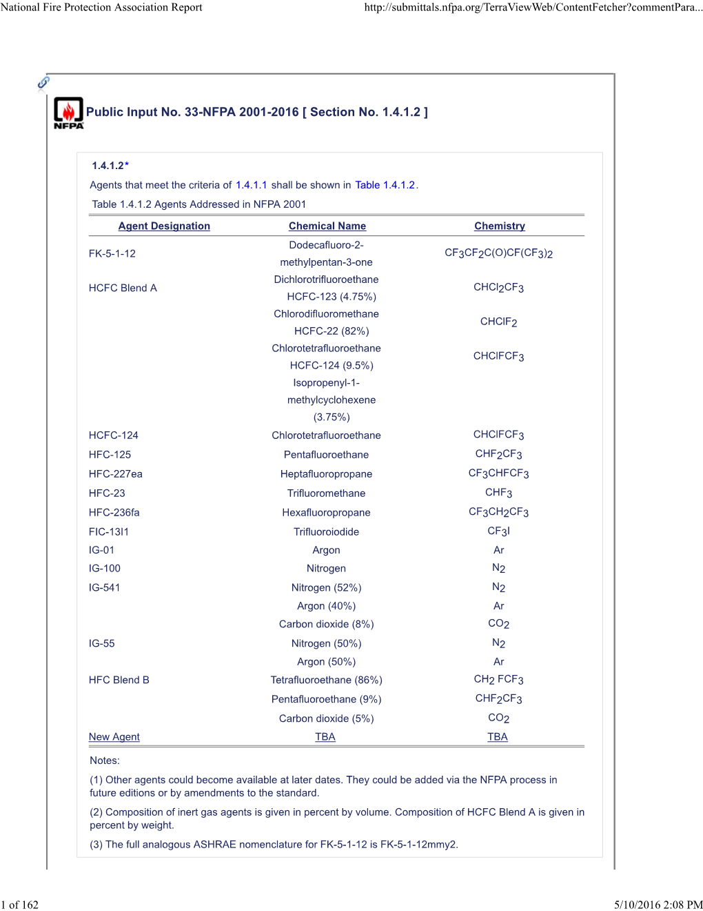 National Fire Protection Association Report