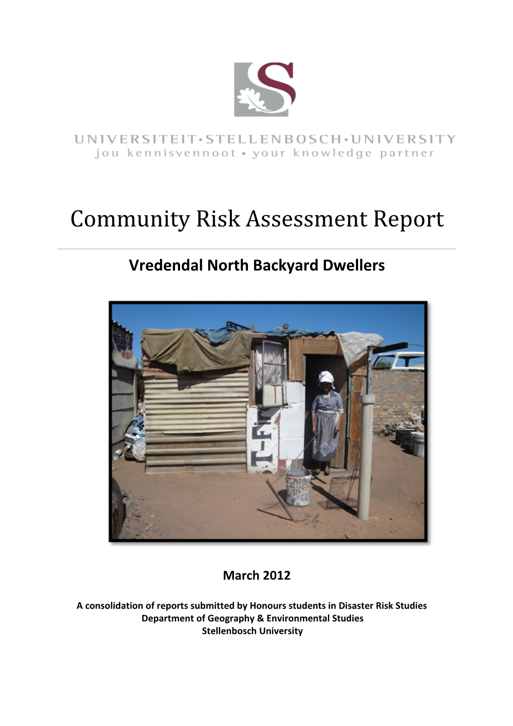 Community Risk Assessment Report